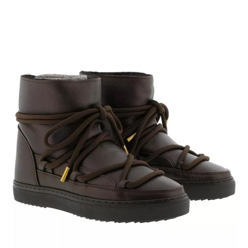 INUIKII Sneaker Full Leather Dark Brown Bottes d'hiver
