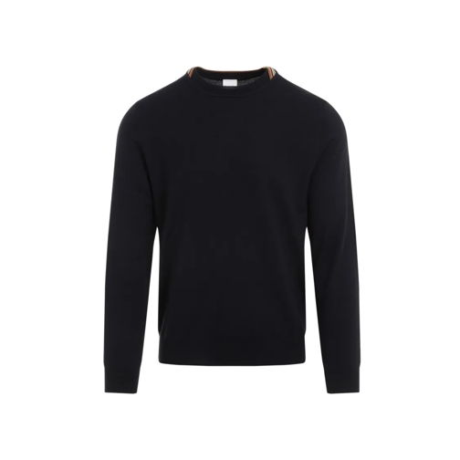 Paul Smith Pullover Very Dark Navy Wool Sweater Blue