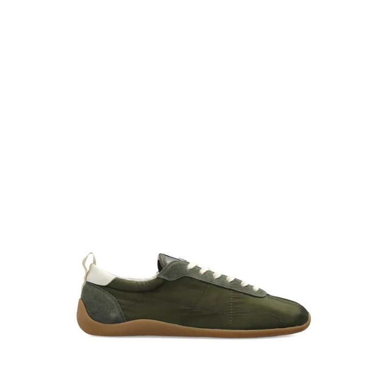 Kenzo Low-Top-Sneaker Low-Profile Silk And Nylon Sneakers Green