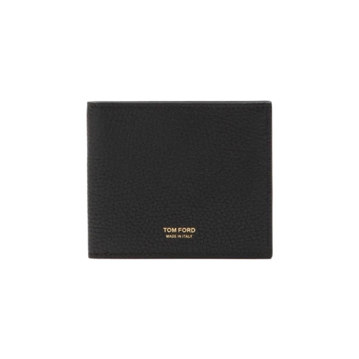 Tom Ford T-Line Bifold Wallet Black Portefeuille à deux volets