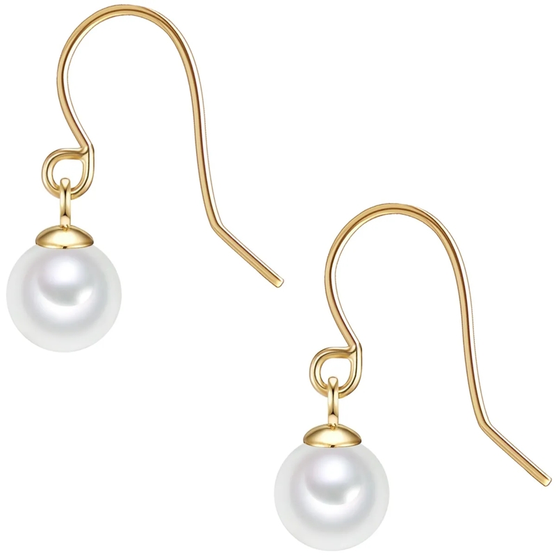 Glanzstücke München Ohrhänger Sterling Silber Ohrhänger Süßwasser-Zuchtperle gold(Image 3)