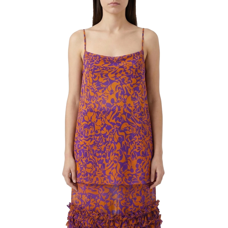 Dries Van Noten Top Top Chai mit Muster orange(Image 2)