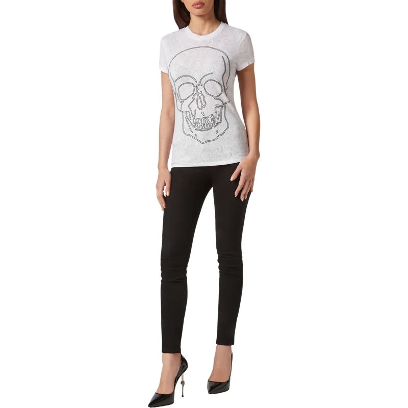 Philipp Plein T-Shirt T-Shirt Skull weiss(Image 4)