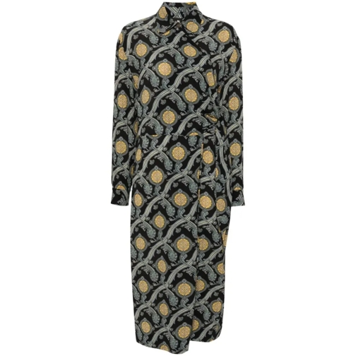 Etro Multicolor Paisley-Print Midi Dress Multicolor Robes midi