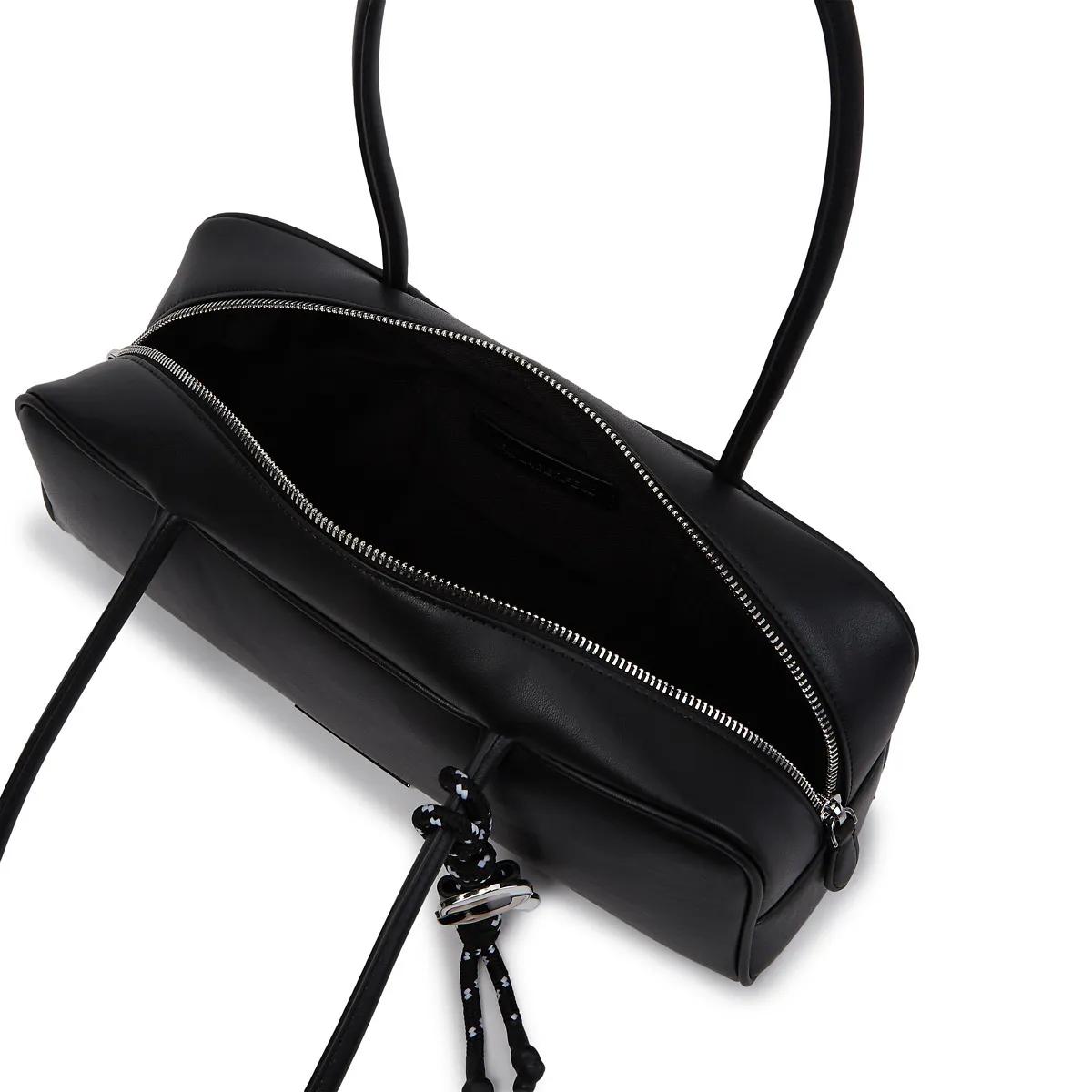 Thumbnail - Karl Lagerfeld Hobo Bags - Ikon Glatte rechteckige Tasche - Gr. unisize - in Schwarz - für Damen