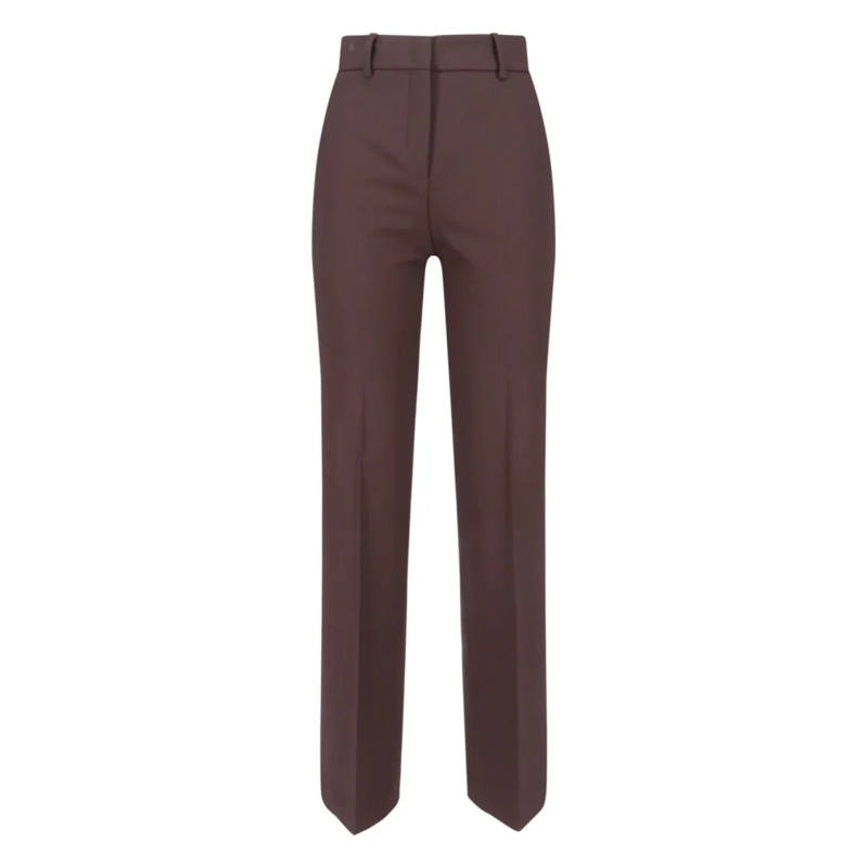 Incotex  Straight-Leg Trousers With Medium-Rise Waist And T Brown