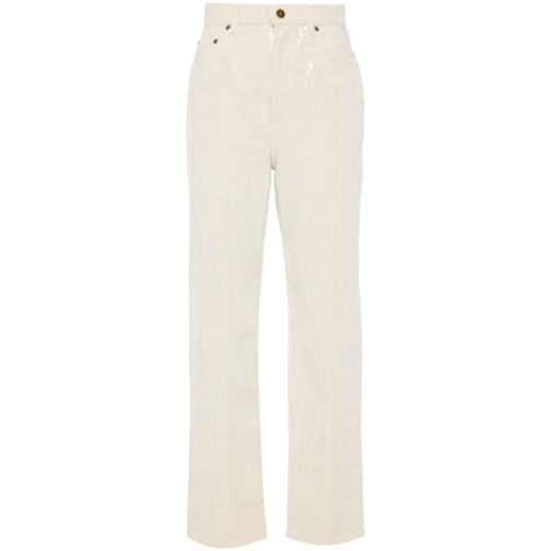 Golden Goose Beige Denim Trousers Neutrals Jeans