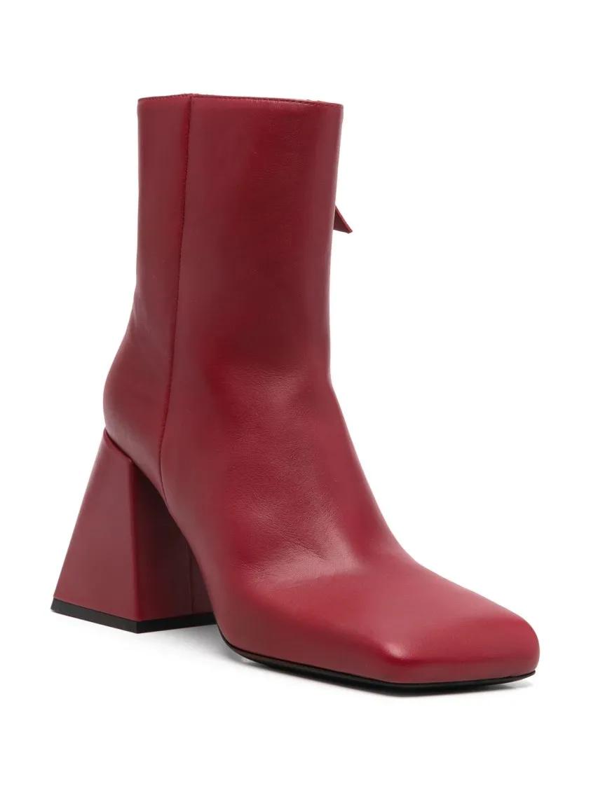 Ankle Boots Zara Rote Stiefel Vic Matié Red Ankle Boots With Mid
