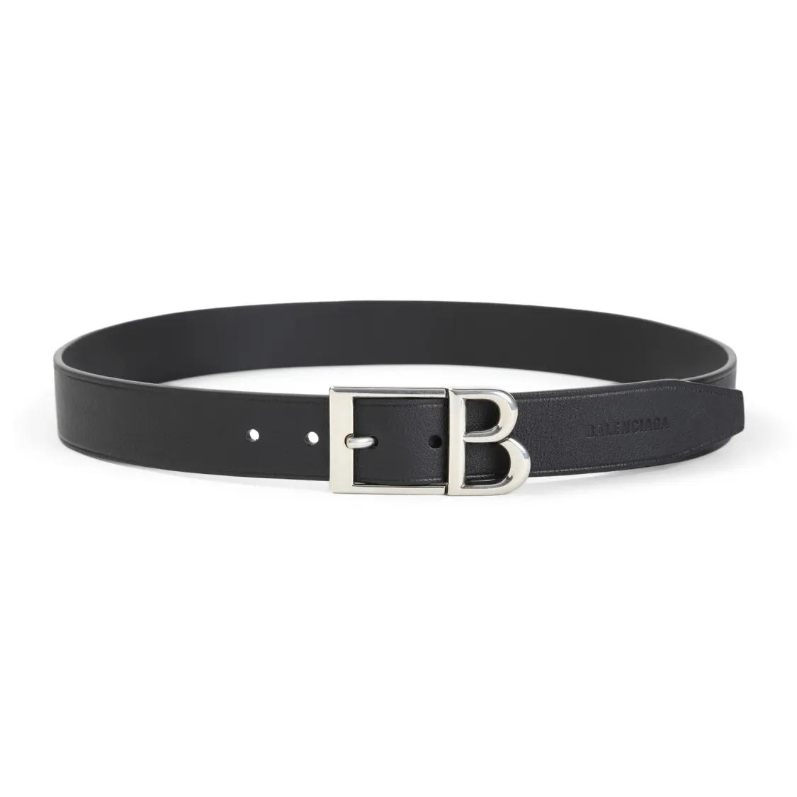 Balenciaga Gürtel - Classic B 35 Belt - Gr. 100 - in Schwarz - für Damen