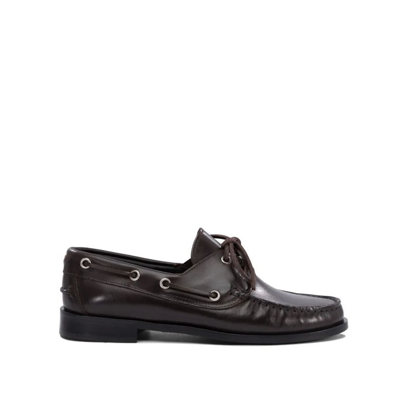 Aeydē Ballerinas "Harris" Lace-Up Loafers Black