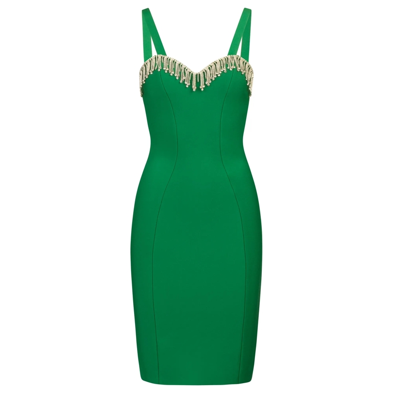 Kraimod Minikleid Bandagekleid grün