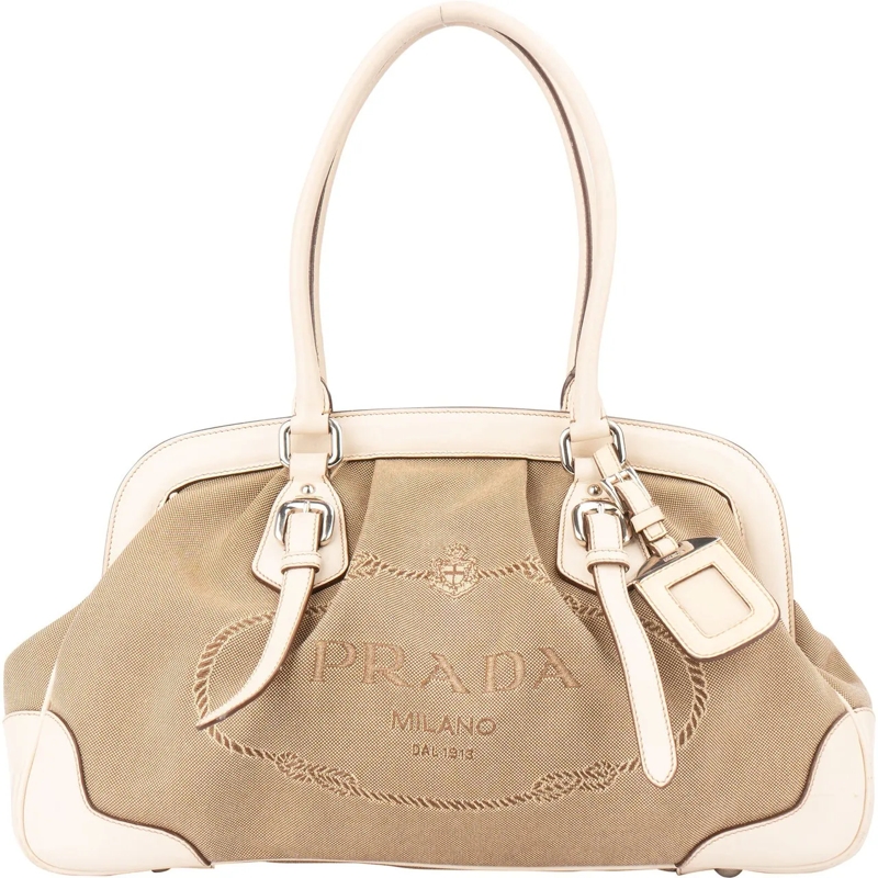 Prada Schultertasche Prada Jacquard Triangle Handbag mehrfarbig