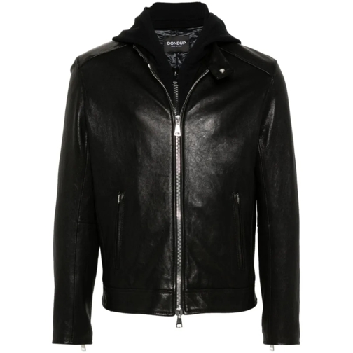 Dondup Übergangsjacke Jacket With Logo Black