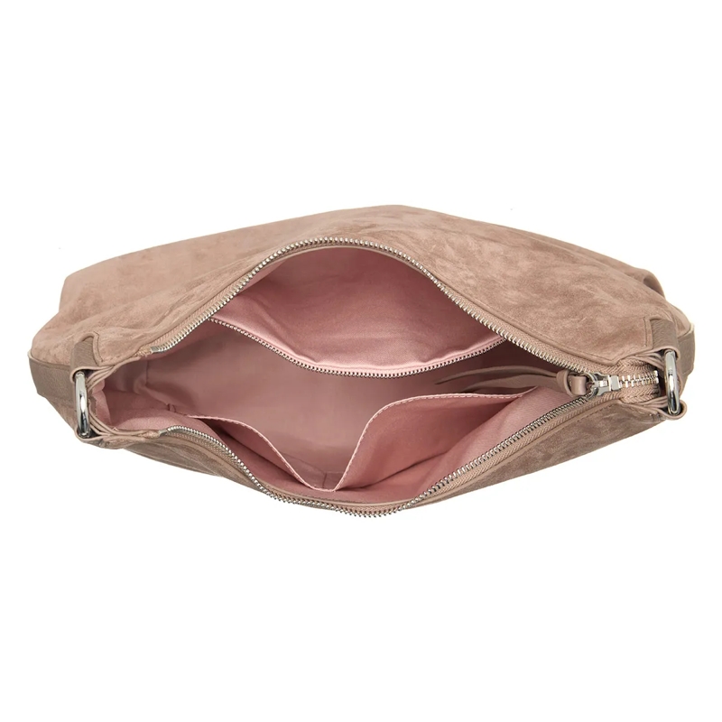 Coccinelle Hobo Bag Coccinelle Rebekka Suede Warm Ta/Warm Ta(Image 6)