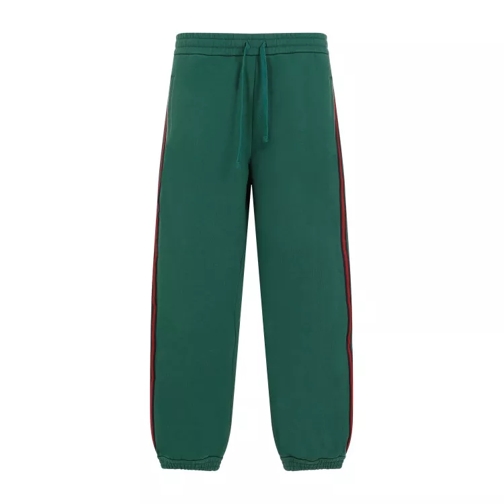 Gucci Bottle Green Cotton Track Pant Green 