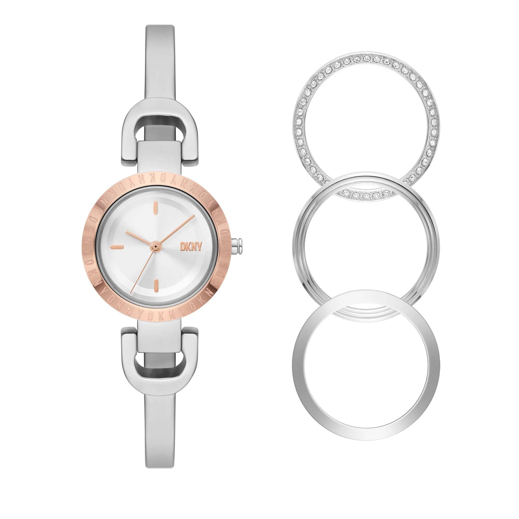 DKNY Uhren - DKNY Uhr & Ersatz Lünette - Gr. unisize - in Silber - für Damen