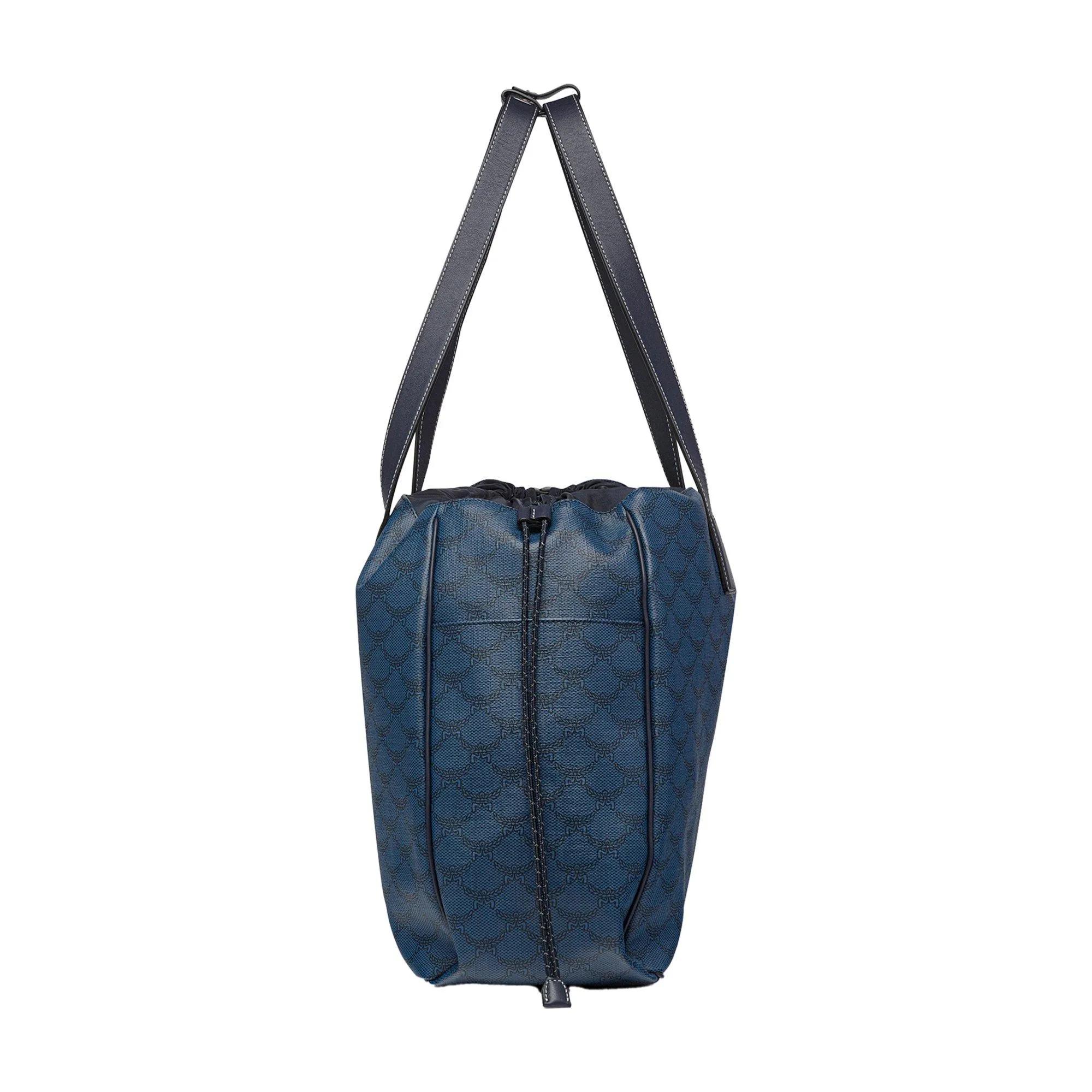 Thumbnail - MCM Shopper - Himmel Kordelzugtasche in Lauretos - Gr. unisize - in Blau - für Damen