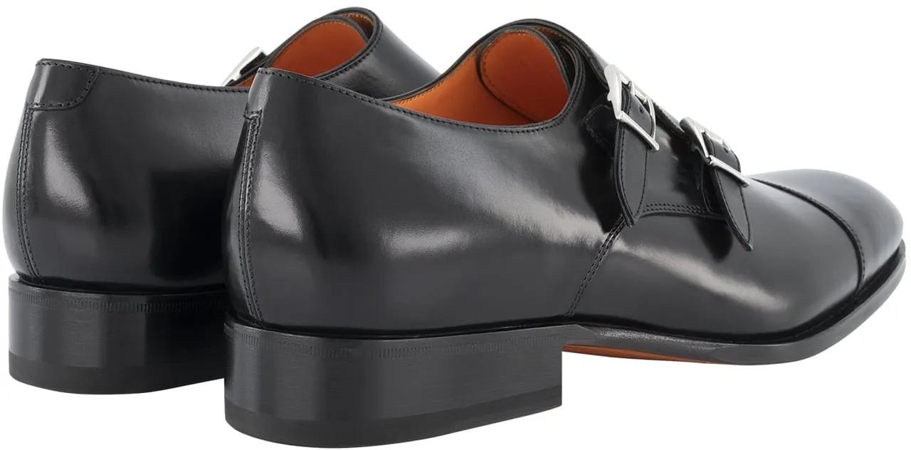 Thumbnail - Double Buckle Carter - Gr. UK_6_5 - in Schwarz