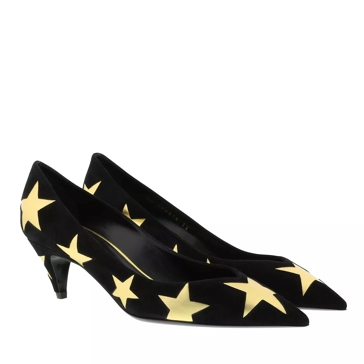 Saint laurent best sale gold pumps