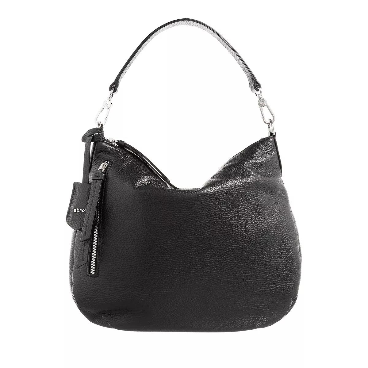 Abro Hobo Bag - Beutel Juna Small Nos/ Black/Nickel - Gr. unisize - in Schwarz - für Damen