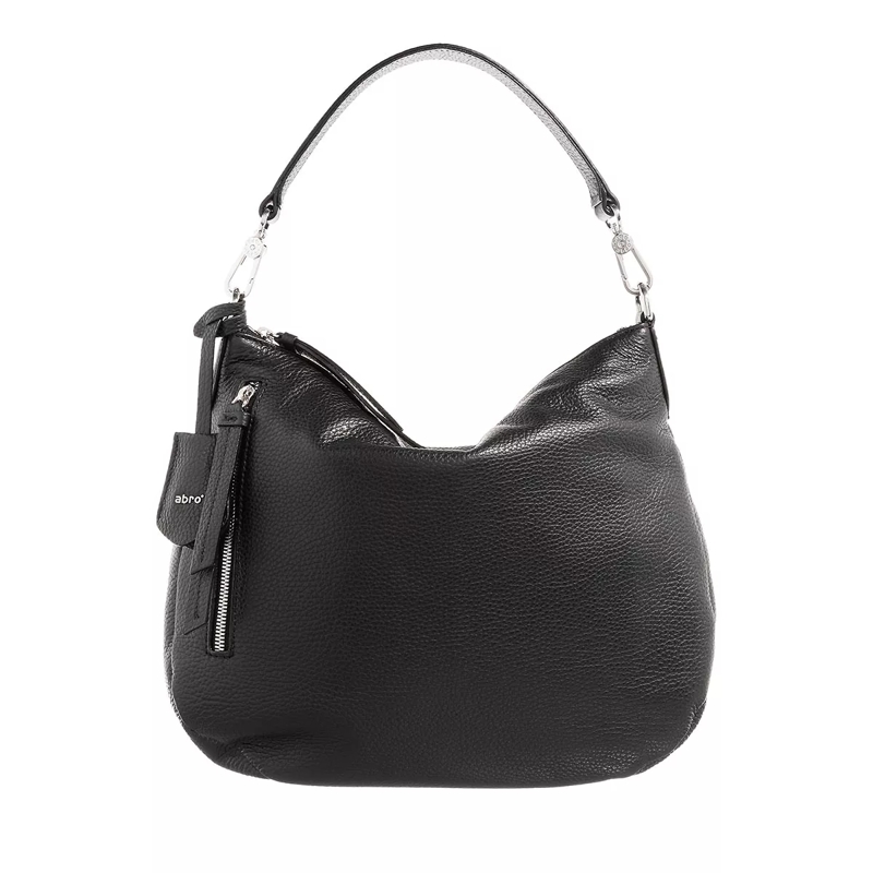 Abro Hobo Bag Beutel Juna Small Nos/ Black/Nickel  Black/Nickel