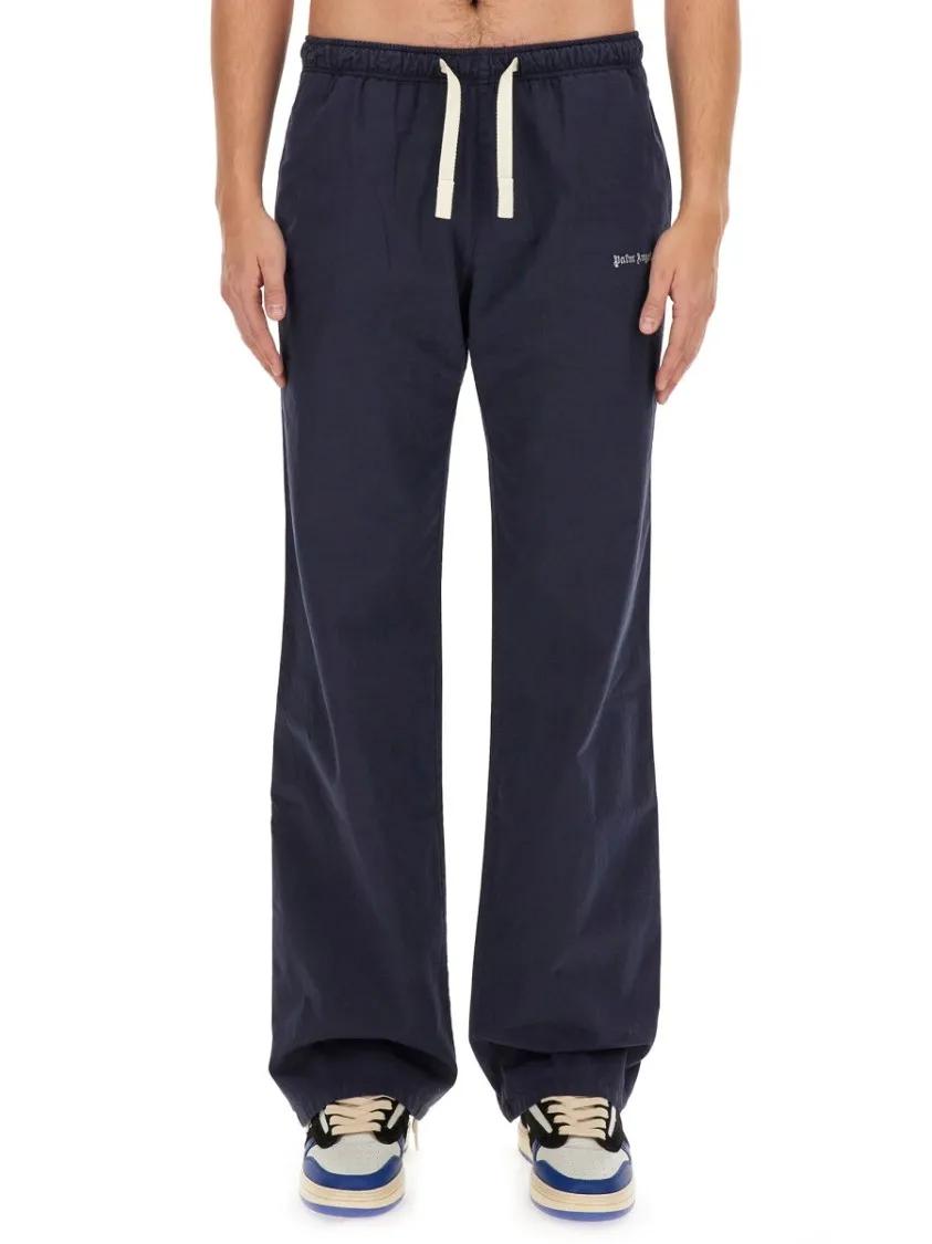 Thumbnail - Palm Angels - Pants With Logo - Größe 52 - blau