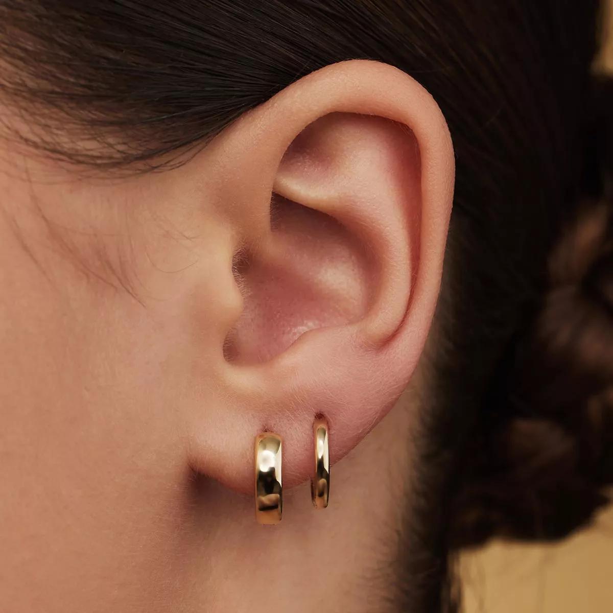 Thumbnail - Isabel Bernard Ohrringe - Rivoli Morgane 14 karat hoop earrings - Gr. unisize - in Gold - für Damen