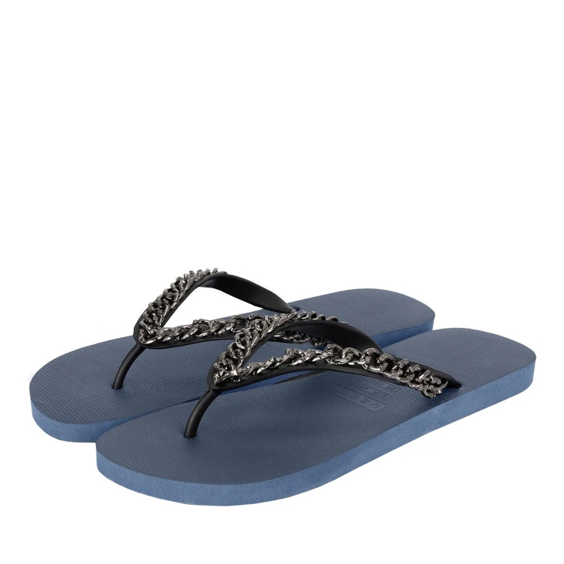 UZURII Flip Flops Zehentrenner Silver Large marine(Image 2)
