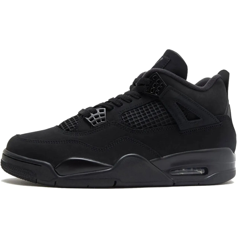 Nike Low-Top-Sneaker Air Jordan 4 Retro Black Cat (2025) mehrfarbig