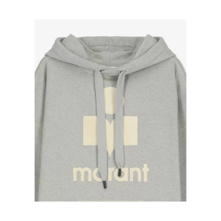Etoile Isabel Marant Mansel Logo Print Sweatshirt Grey Chemises