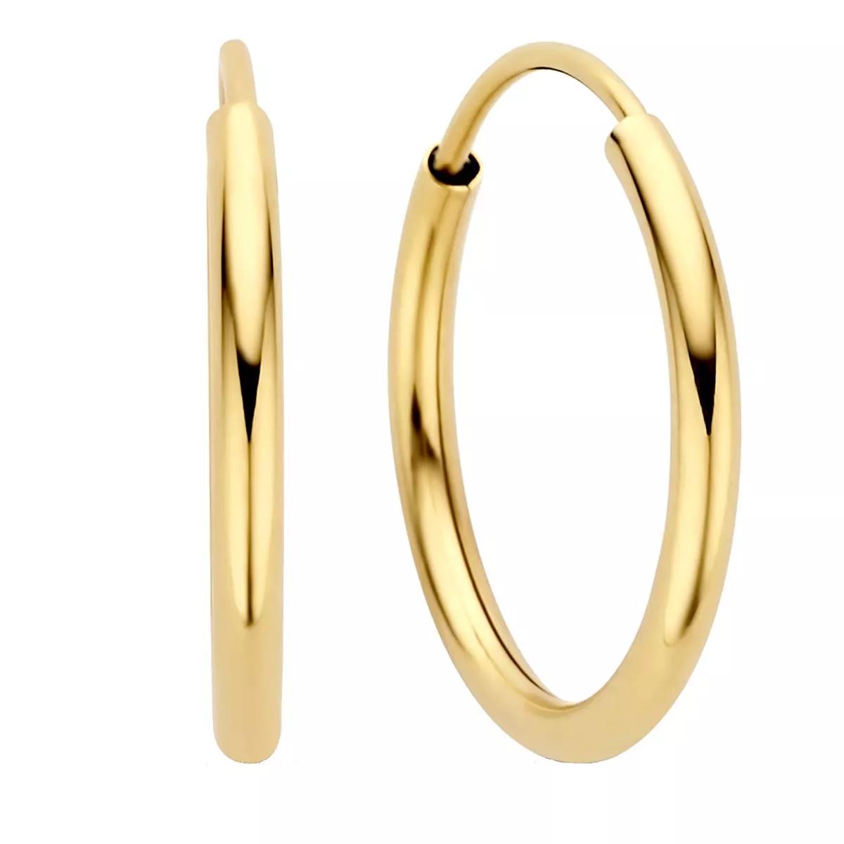 Isabel Bernard Ohrringe - Le Marais Cerise 14 karat hoop earrings - Gr. unisize - in Gold - für Damen