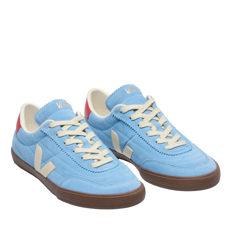 Veja Low-Top-Sneaker Panenka Suede Aqua Pierre Bark(Image 2)