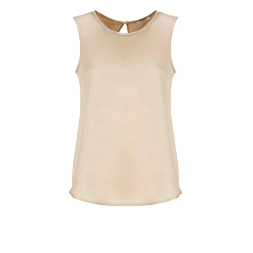 Peserico Top With Light Point Details Neutrals 