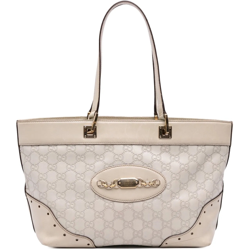 Gucci Shopper Small Guccissima Punch Tote braun