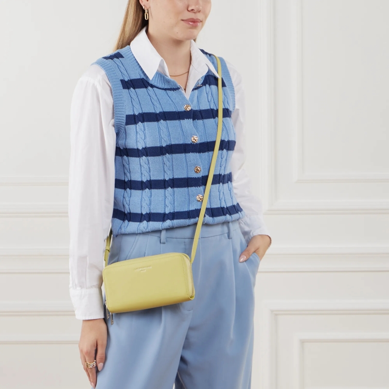 Liebeskind Berlin Crossbody Bag Lou Calf Optic Light Mimosa(Image 2)