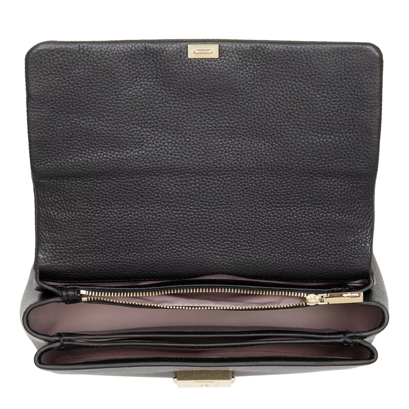 Kate Spade New York Crossbody Bag Carlyle Pebbled Leather Black(Image 6)