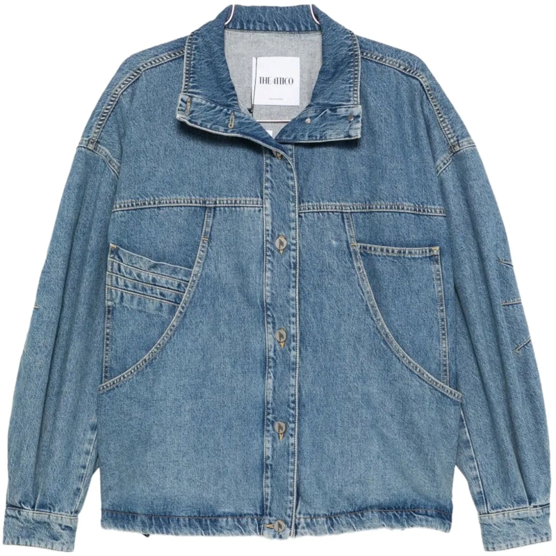 The Attico Übergangsjacke Coats Clear Blue blau