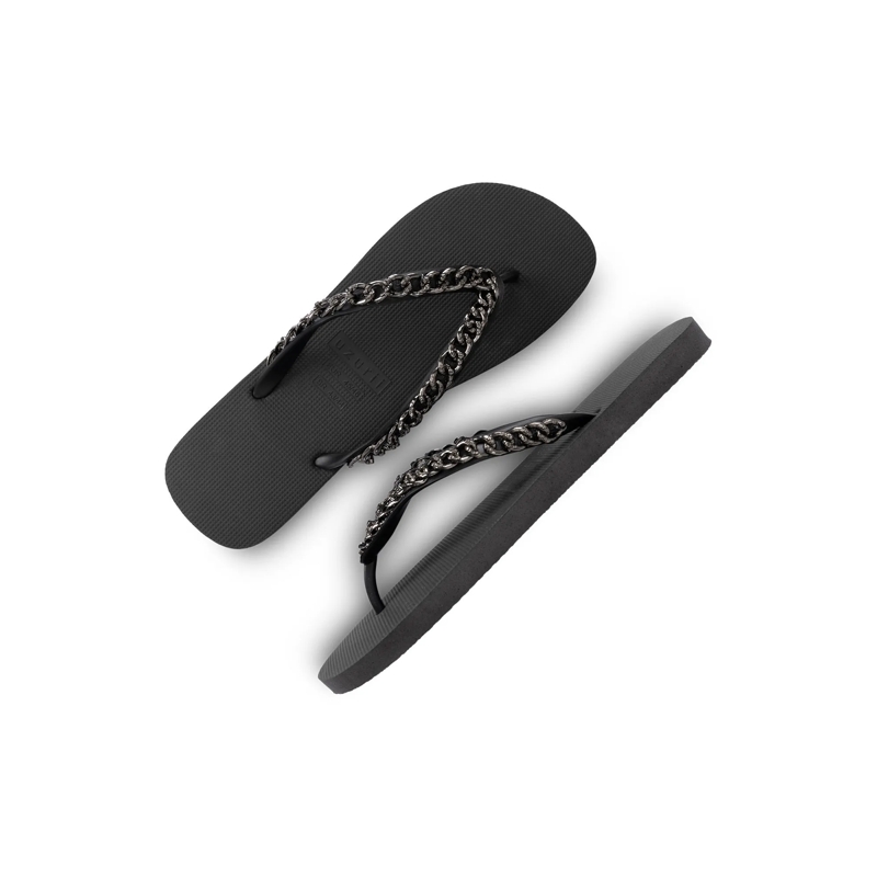UZURII Flip Flops Zehentrenner Silver Large schwarz(Image 4)