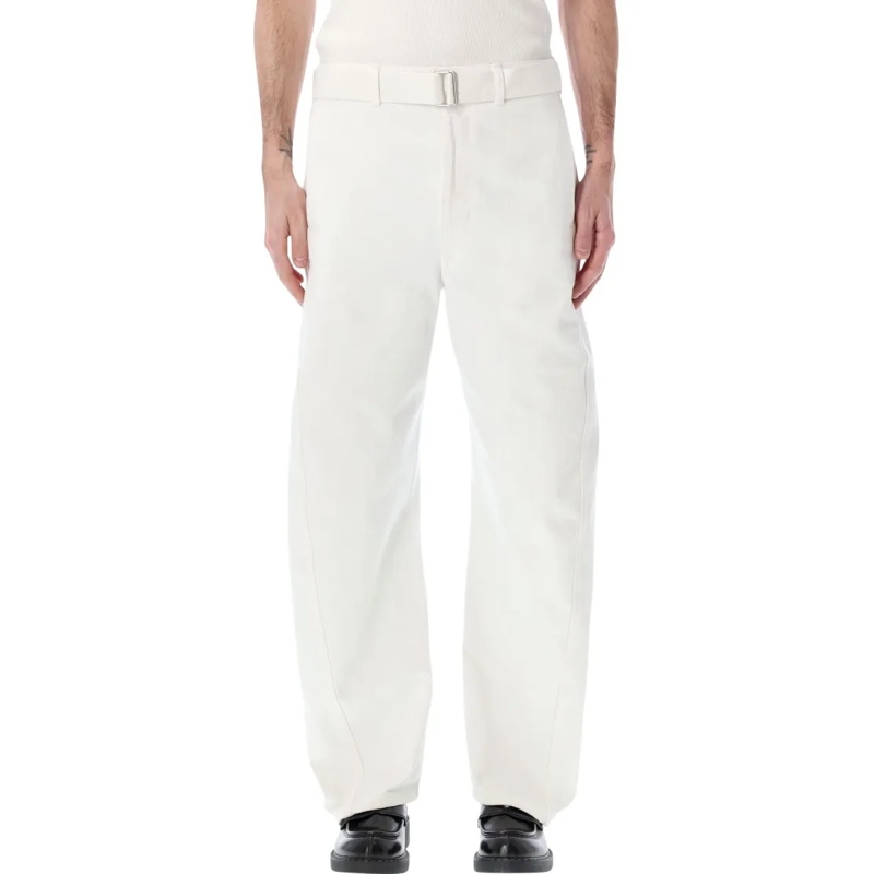 Lemaire Jeans Twisted Denim Pants White