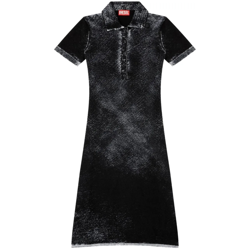 Diesel Midikleid Dresses Black schwarz