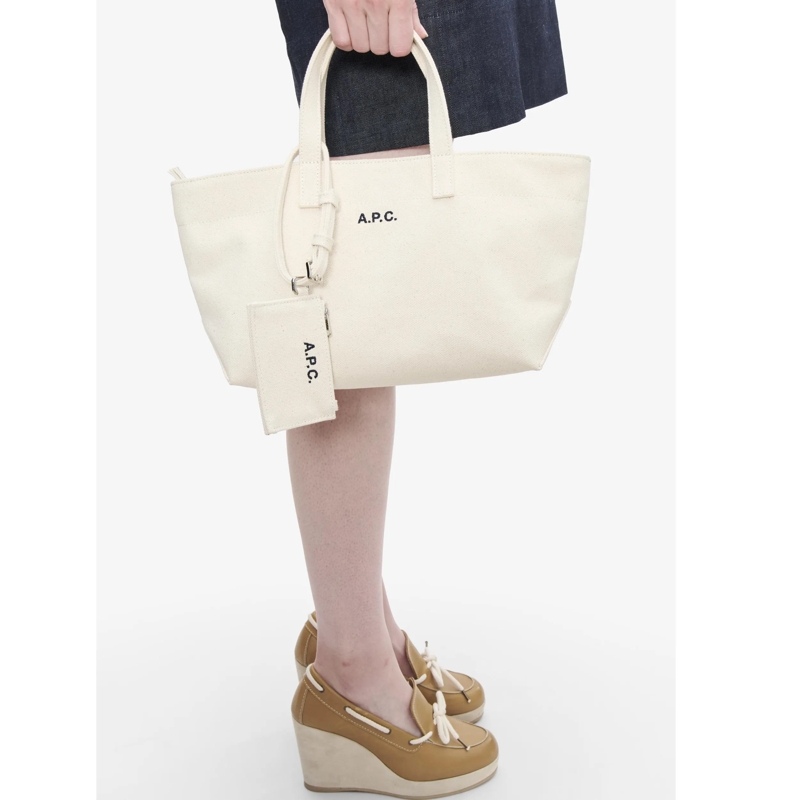 A.P.C. Draagtas Le Drummer Toile Small Aad Ecru(Image 2)