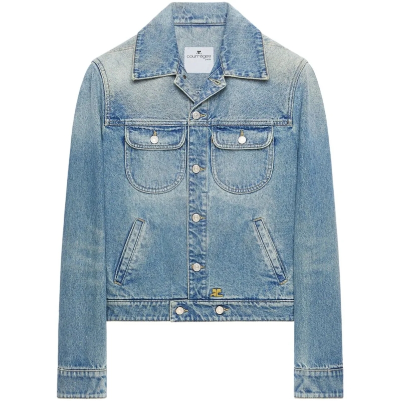 Courrèges Spijkerjasje Classic Blue Denim Jacket Blue