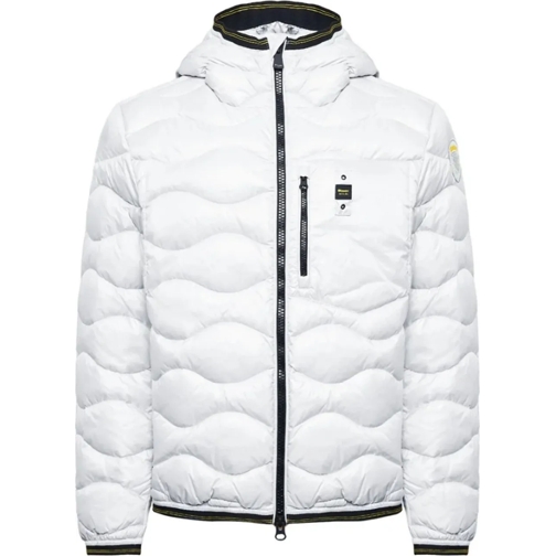 Blauer Daunenjacken Coats White weiß