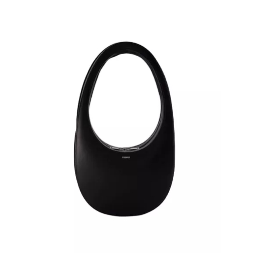 Coperni Leather Shoulder Bag Black Borsa a tracolla