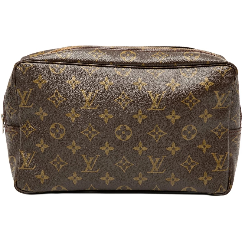 Louis Vuitton Clutch Monogram Trousse Toilette 28 braun