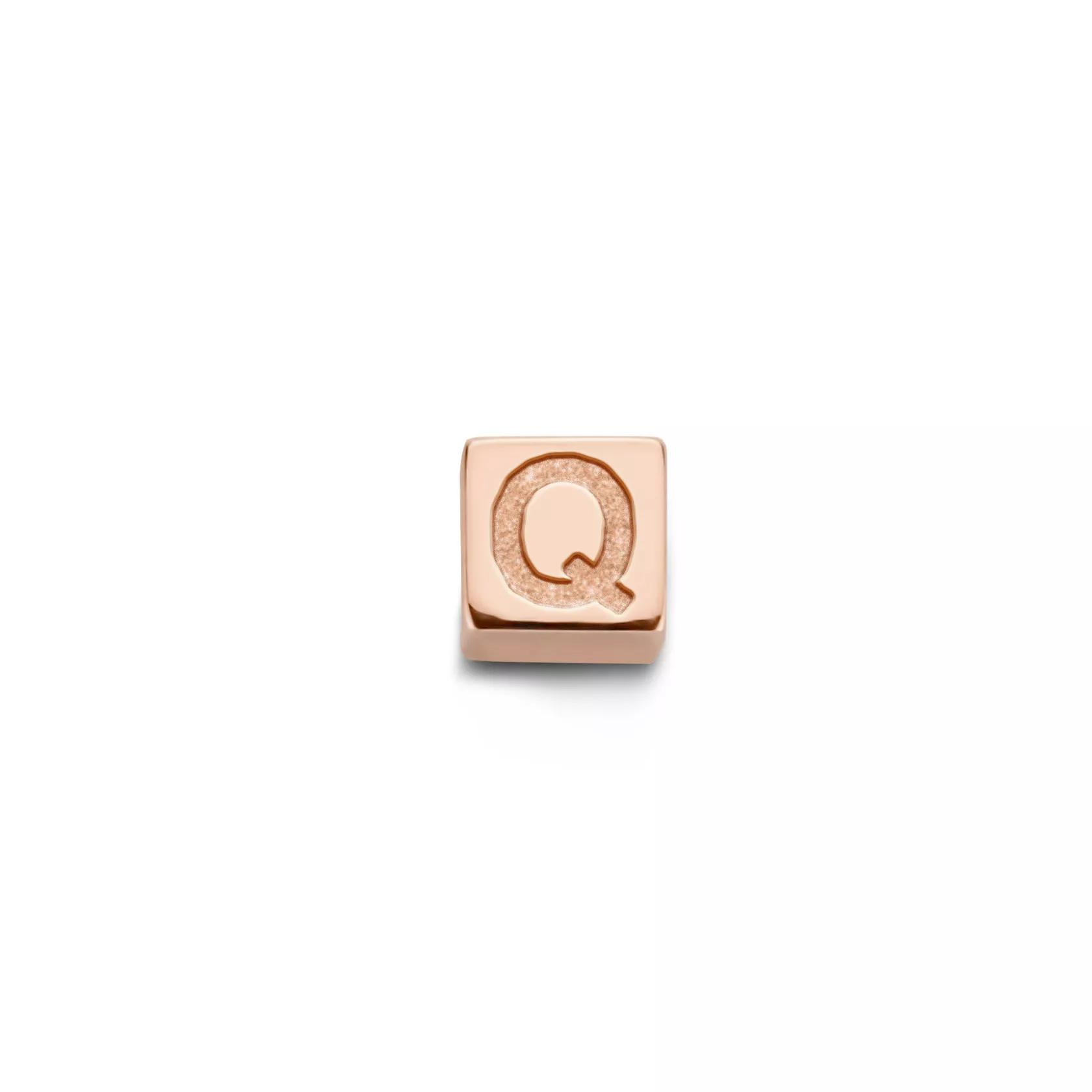 Isabel Bernard Charms - Q Rosegold La Concorde Felie 14 Karat Collier Cube - Gr. unisize - in Quarz - für Damen