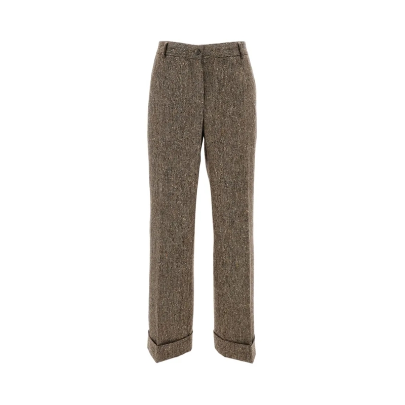 Alberto Biani  Charlie Gab Trousers Brown