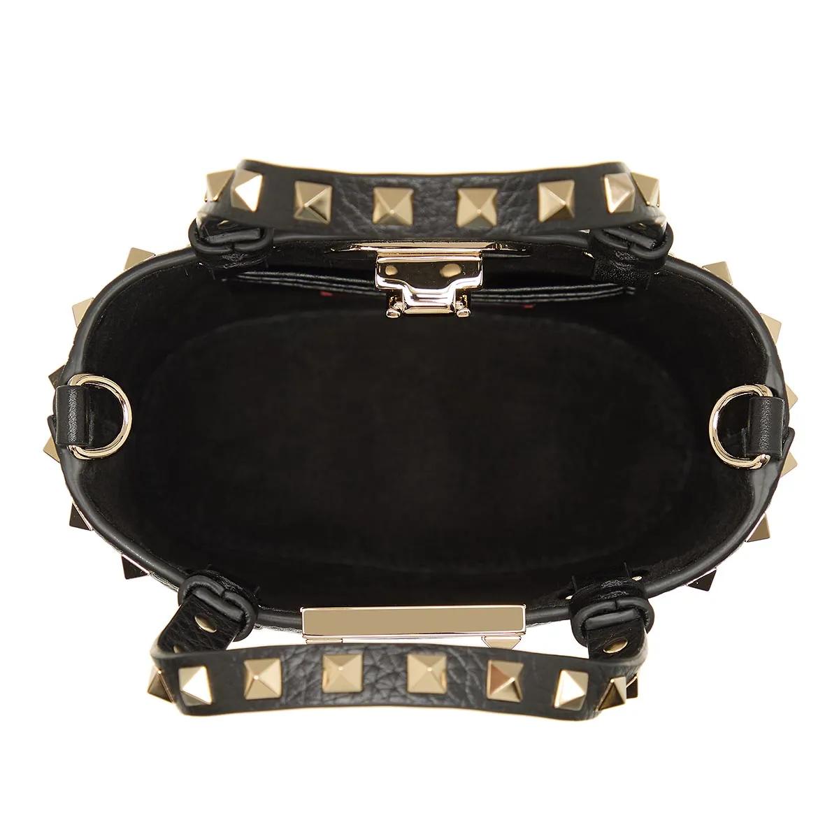 Valentino Garavani Crossbody bags Rockstud Mini Tote in zwart