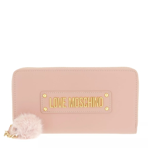 Love Moschino Portafogli Pu  Rosa Zip-Around Wallet