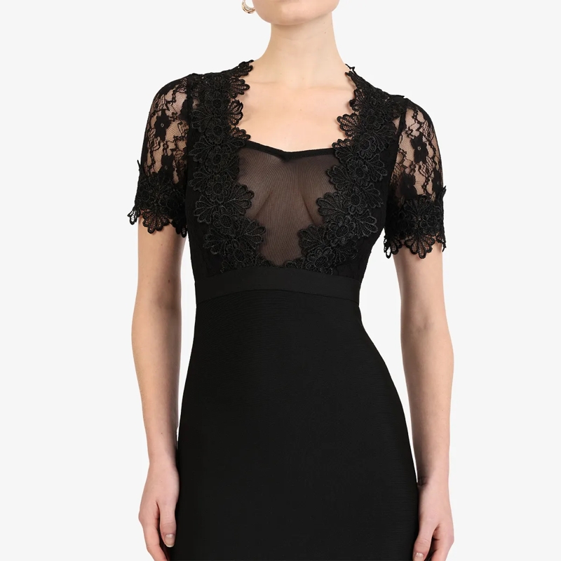 Kraimod Cocktailkleid Bandagekleid schwarz(Image 4)